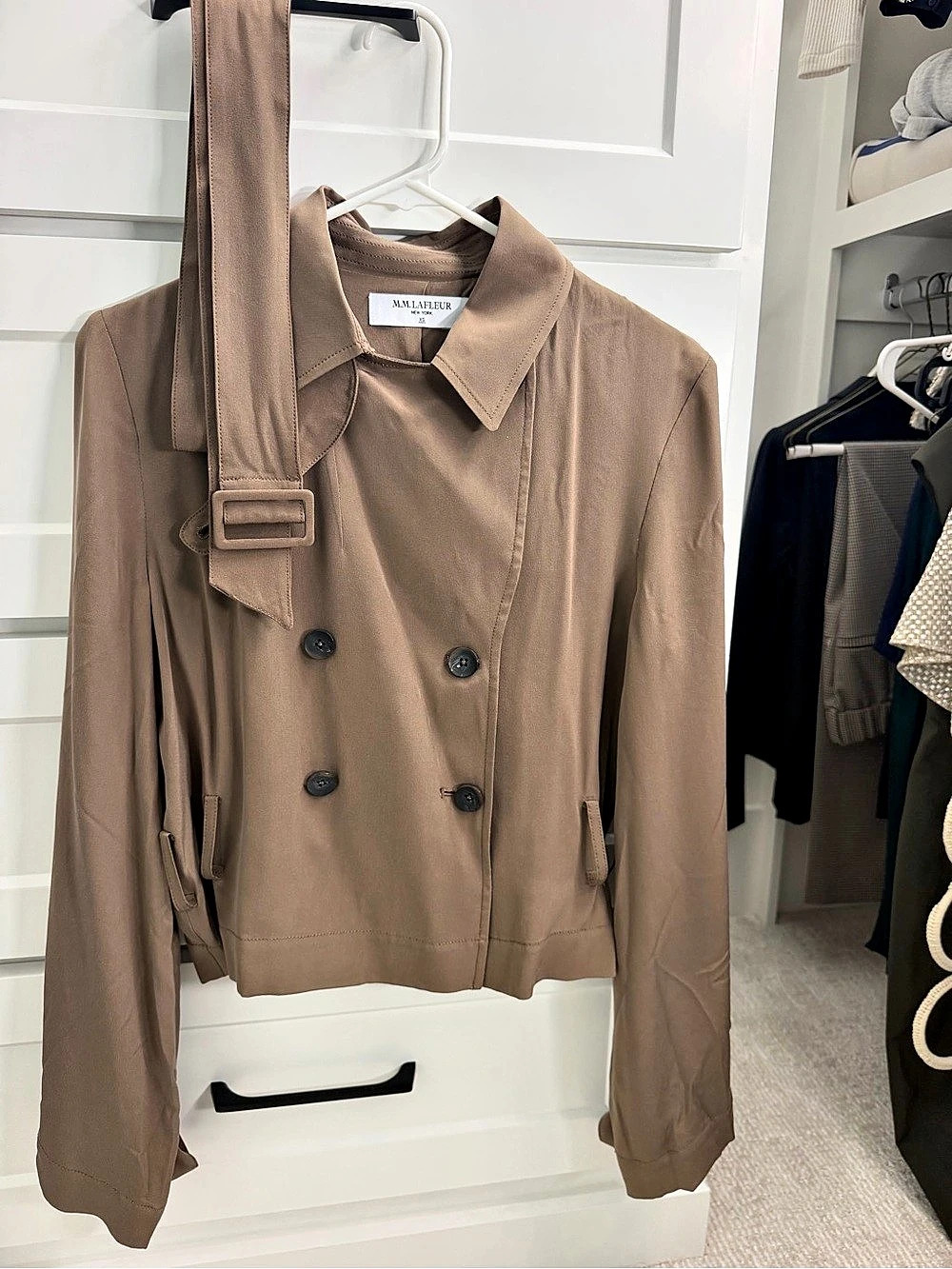 M.M. LaFleur The Scotte Moto Jacket Brown XS